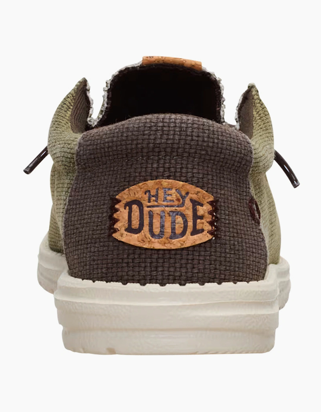 Wally braided shoe Burnt Olive/Delicioso brown