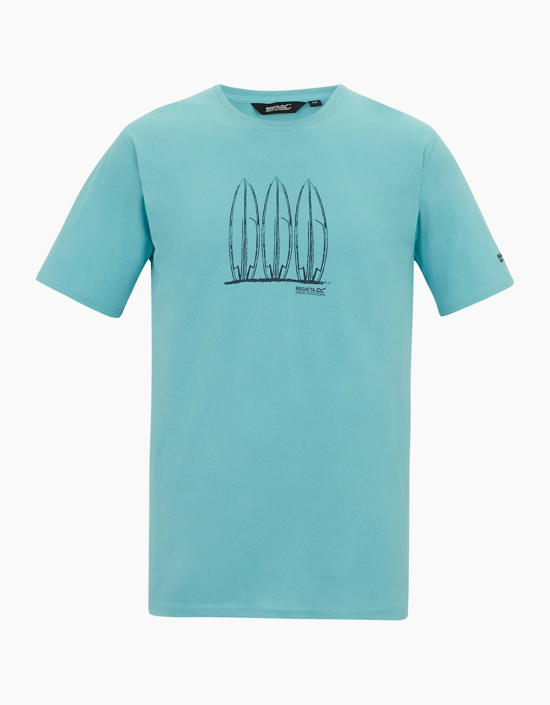 Regatta Men's Blue Cline Ix Surfboard T-Shirt - Size 48