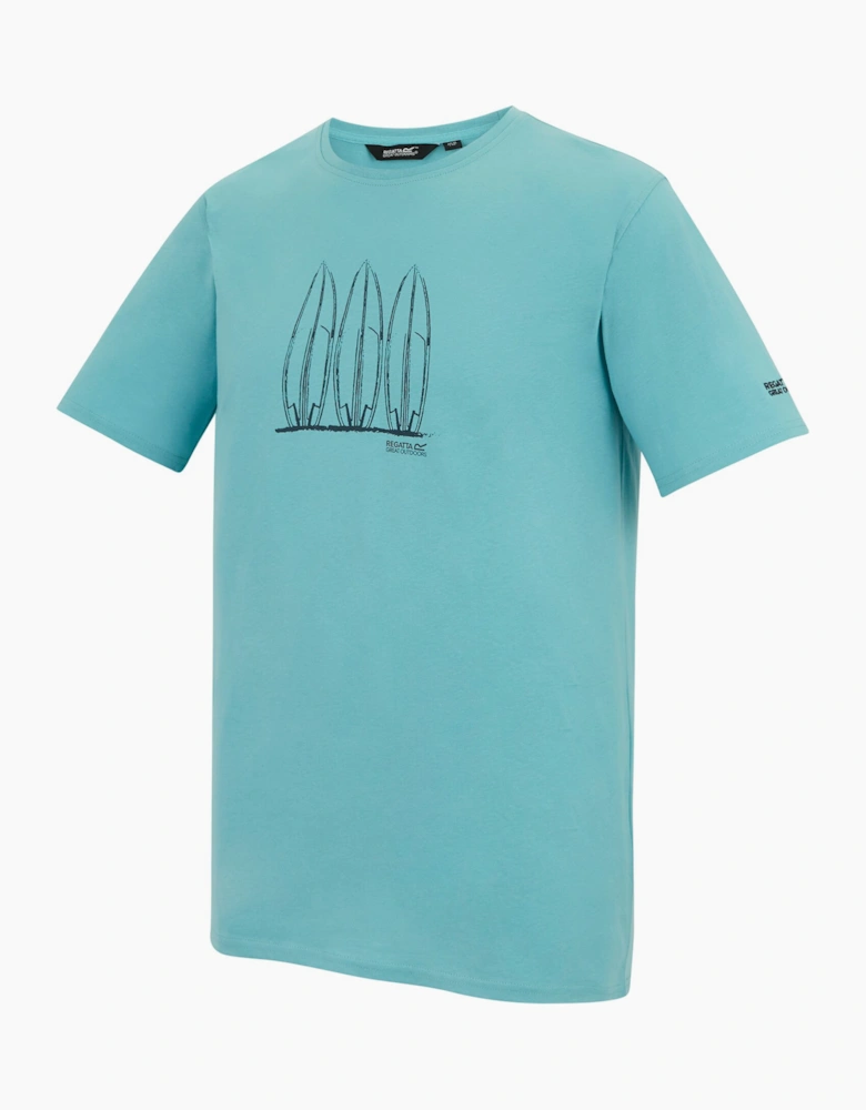 Mens Cline IX Surfboard T-Shirt