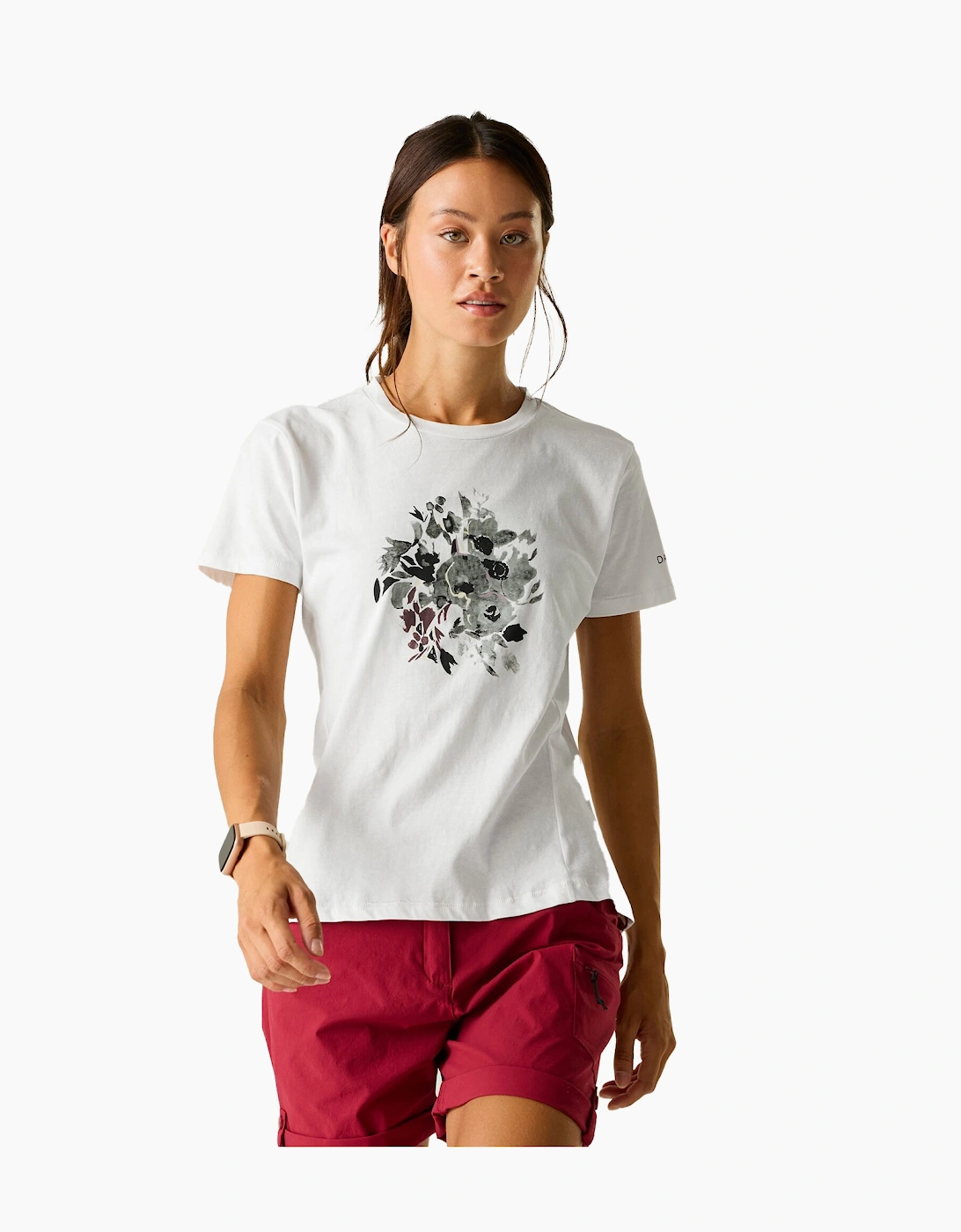 Womens/Ladies Tranquility III Flowers T-Shirt