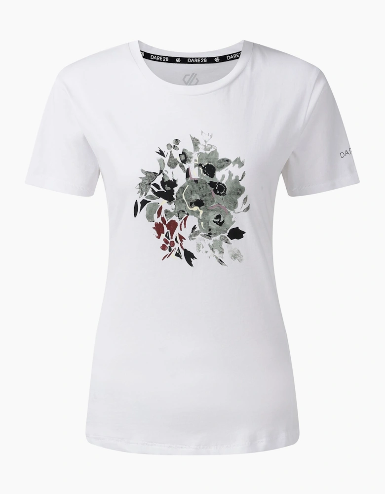 Womens/Ladies Tranquility III Flowers T-Shirt