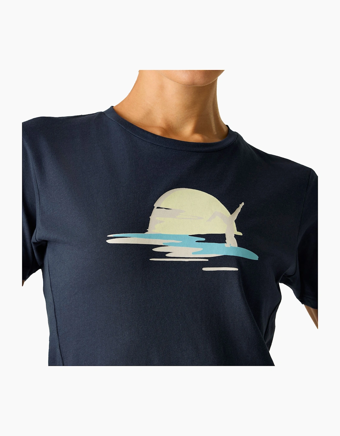 Womens/Ladies Tranquility III Yoga Pose T-Shirt