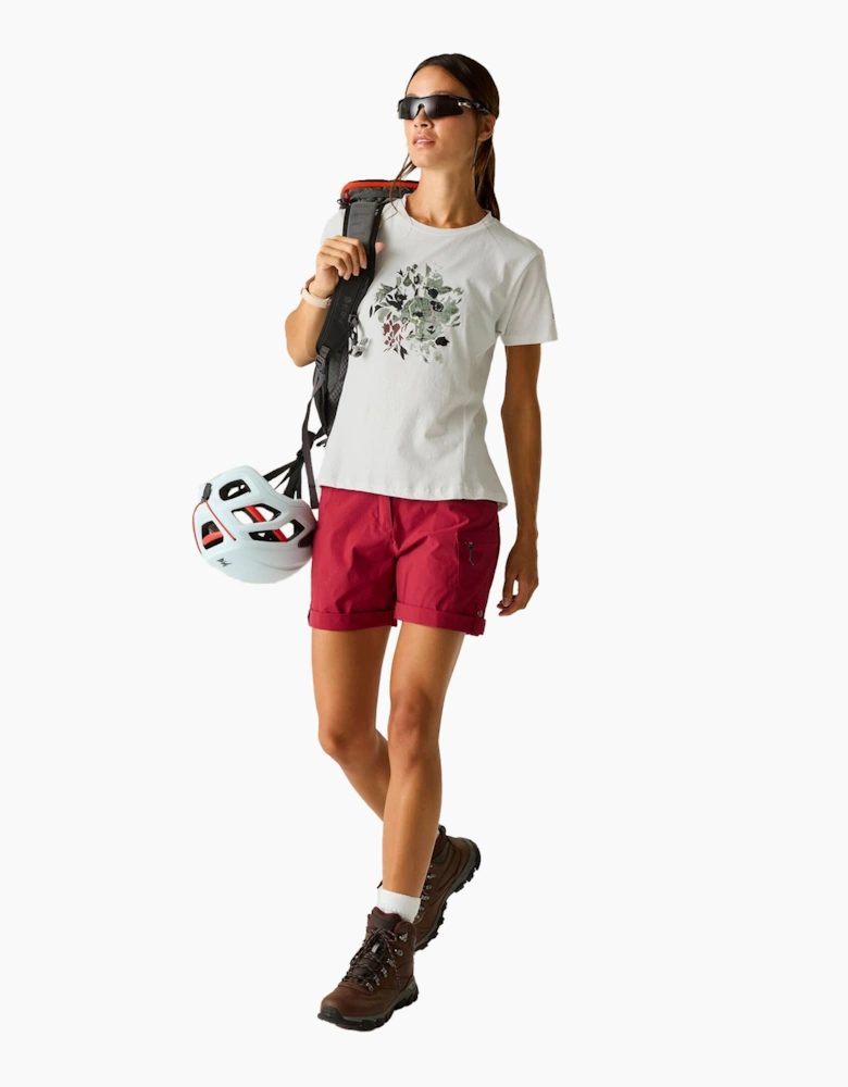 Womens/Ladies Tranquility III Flowers T-Shirt