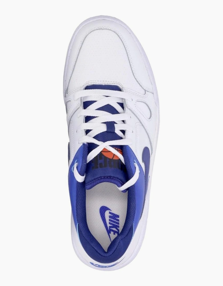 Mens Full Force Leather Low Trainers