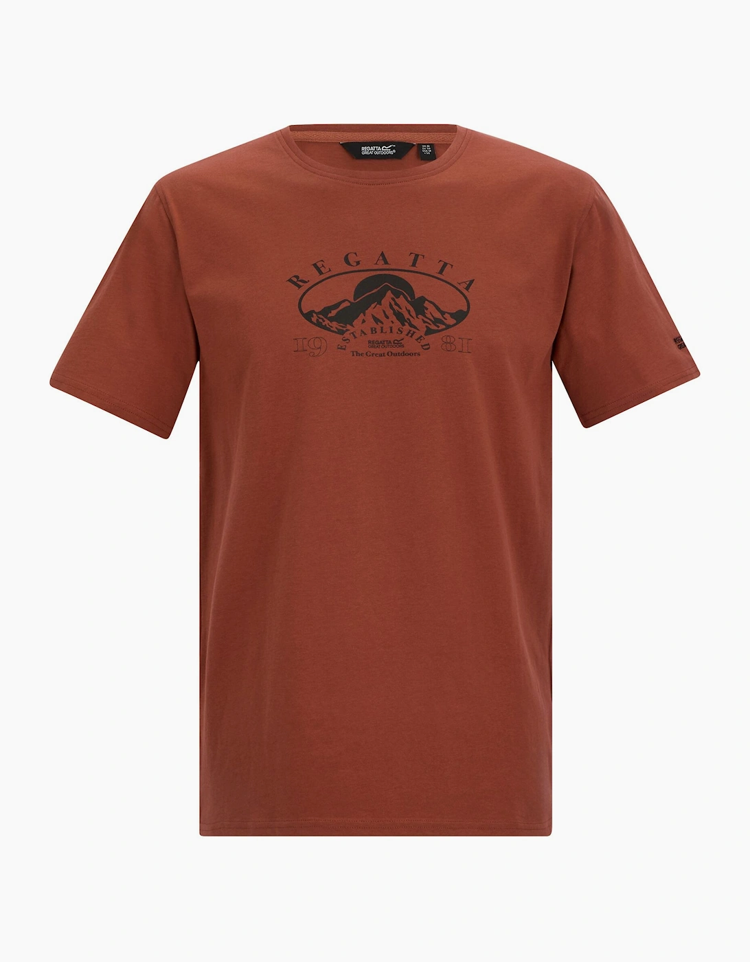 Regatta Men's Red Cline Ix Mountain T-Shirt - Size: 38