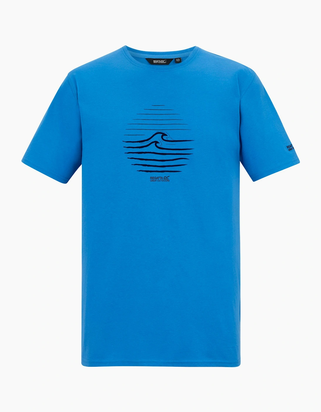 Regatta Men's Blue Cline Ix Wave T-Shirt - Size: 40