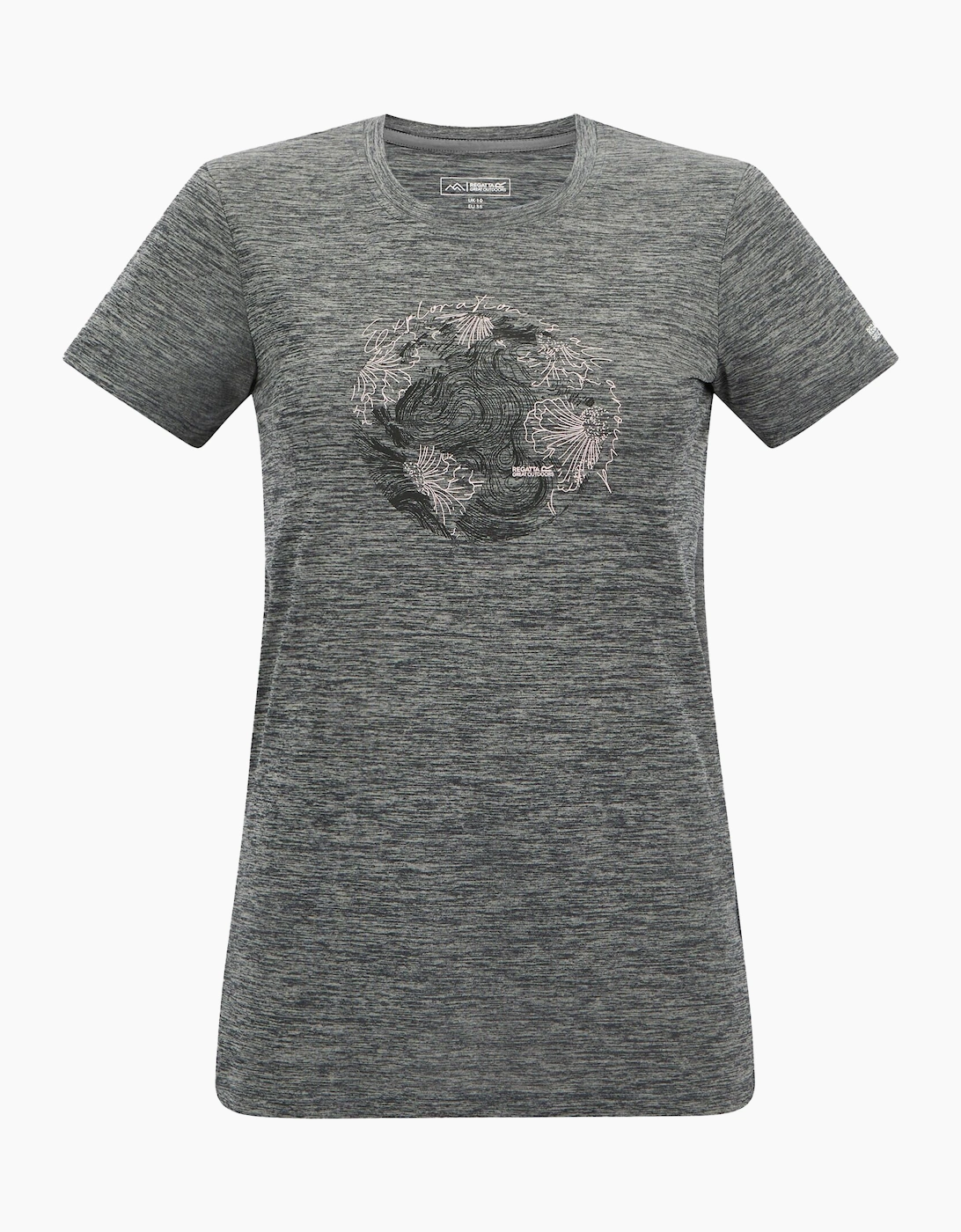 Regatta Women's Grey / Fingal World T-Shirt - Size: 16