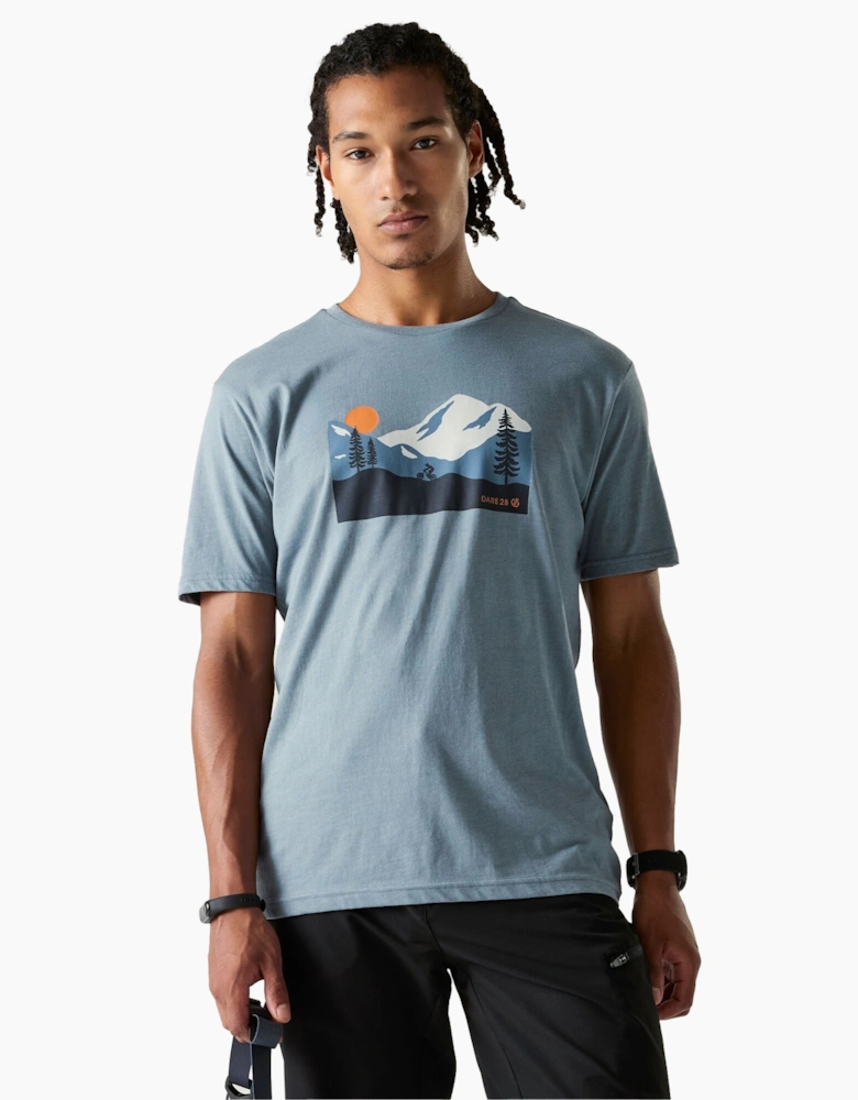 Mens Movement III Mountain Scene T-Shirt
