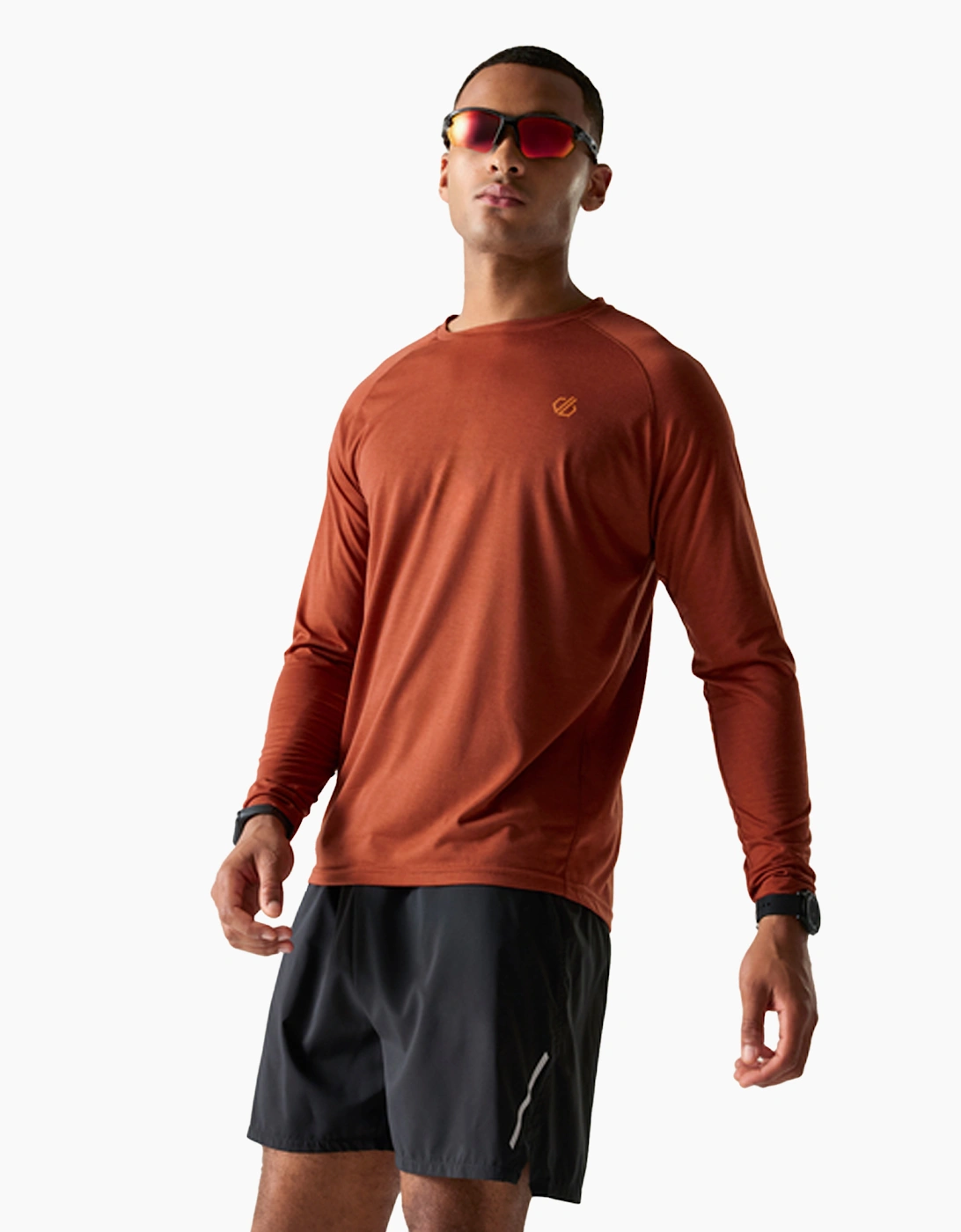 Mens Agile Long-Sleeved T-Shirt, 5 of 4