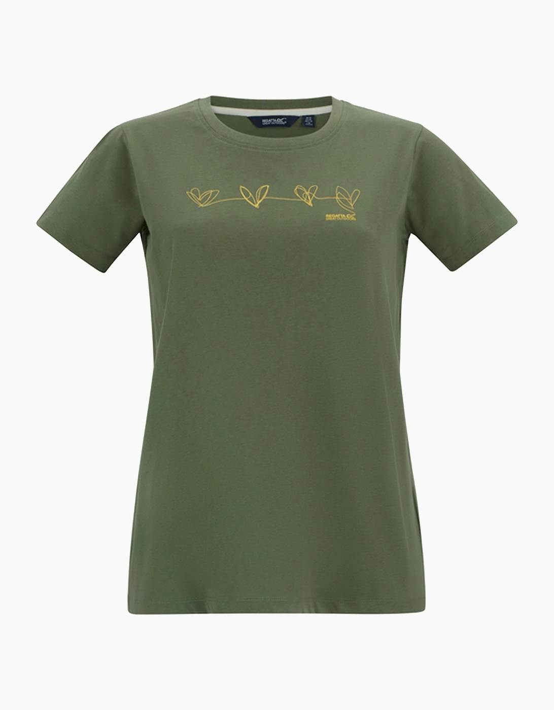 Regatta Women's Green / Filandra Vx Foil Heart T-Shirt - Size: 14
