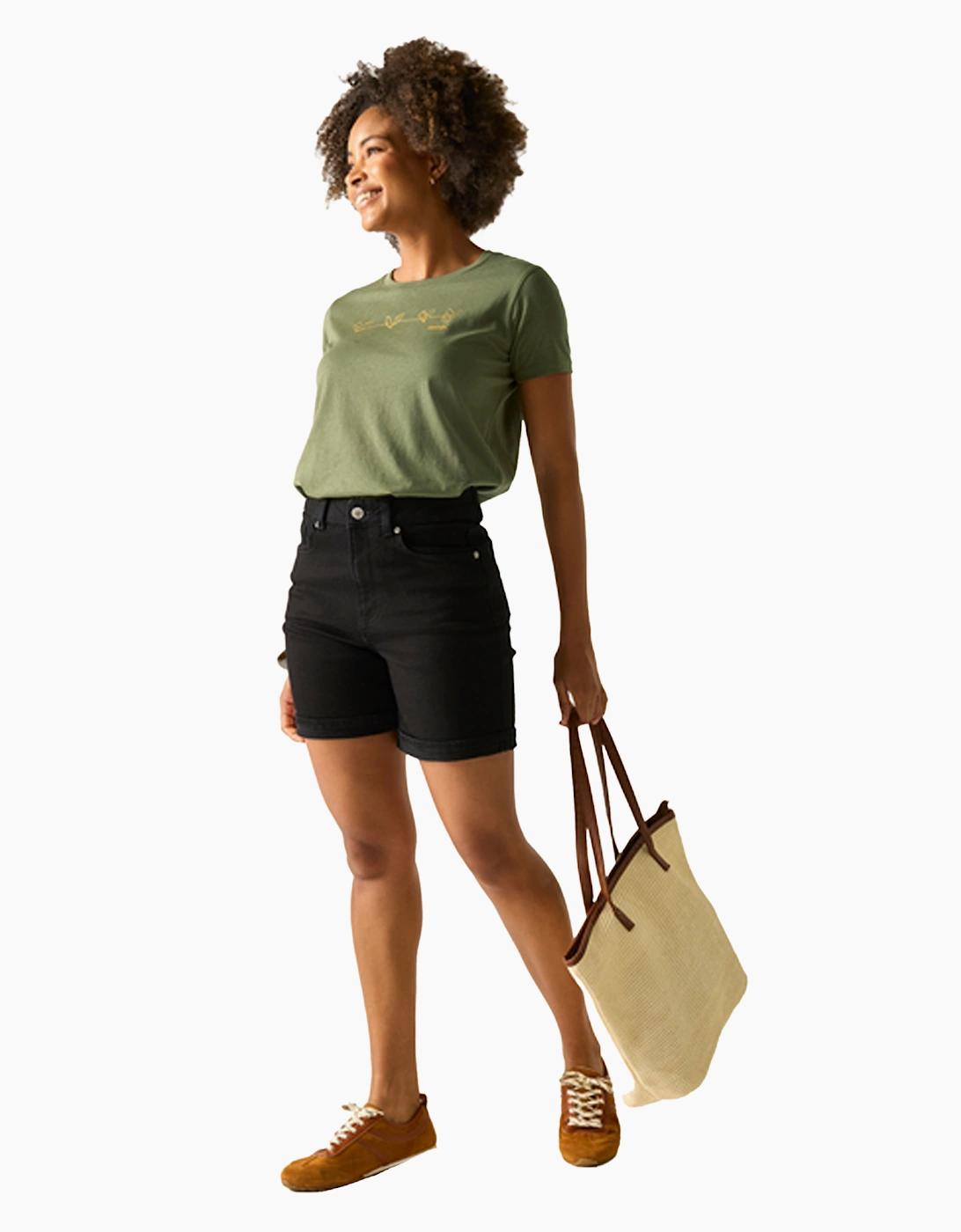 Womens/Ladies Filandra VX Foil Heart T-Shirt