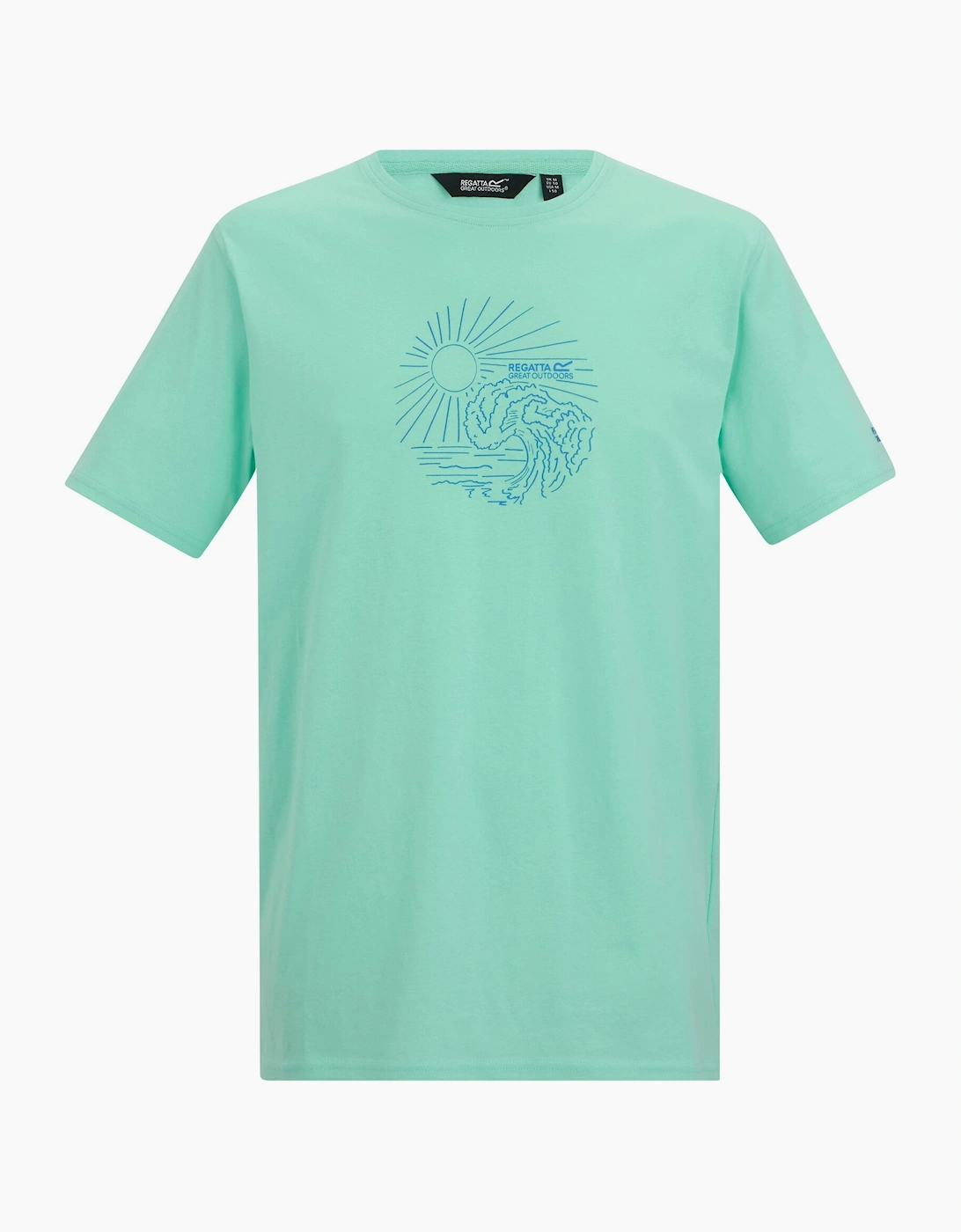 Mens Cline IX Sea Wave T-Shirt, 6 of 5