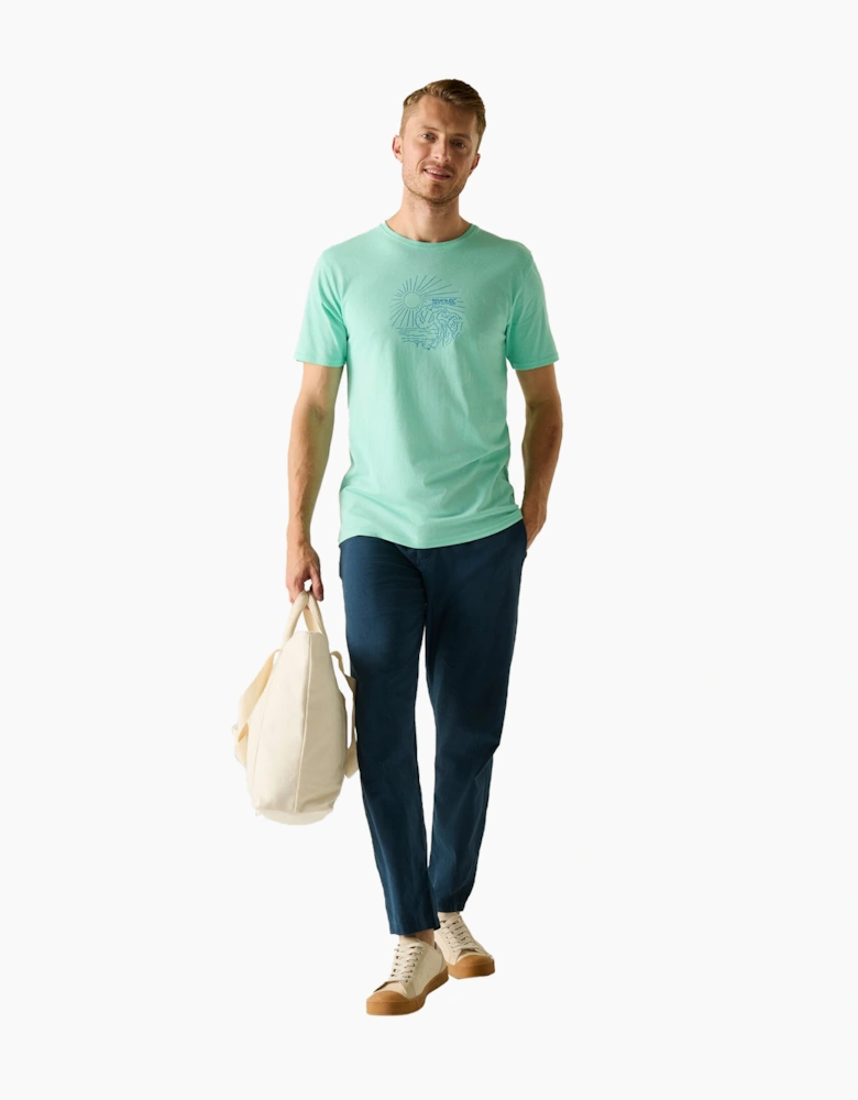 Mens Cline IX Sea Wave T-Shirt