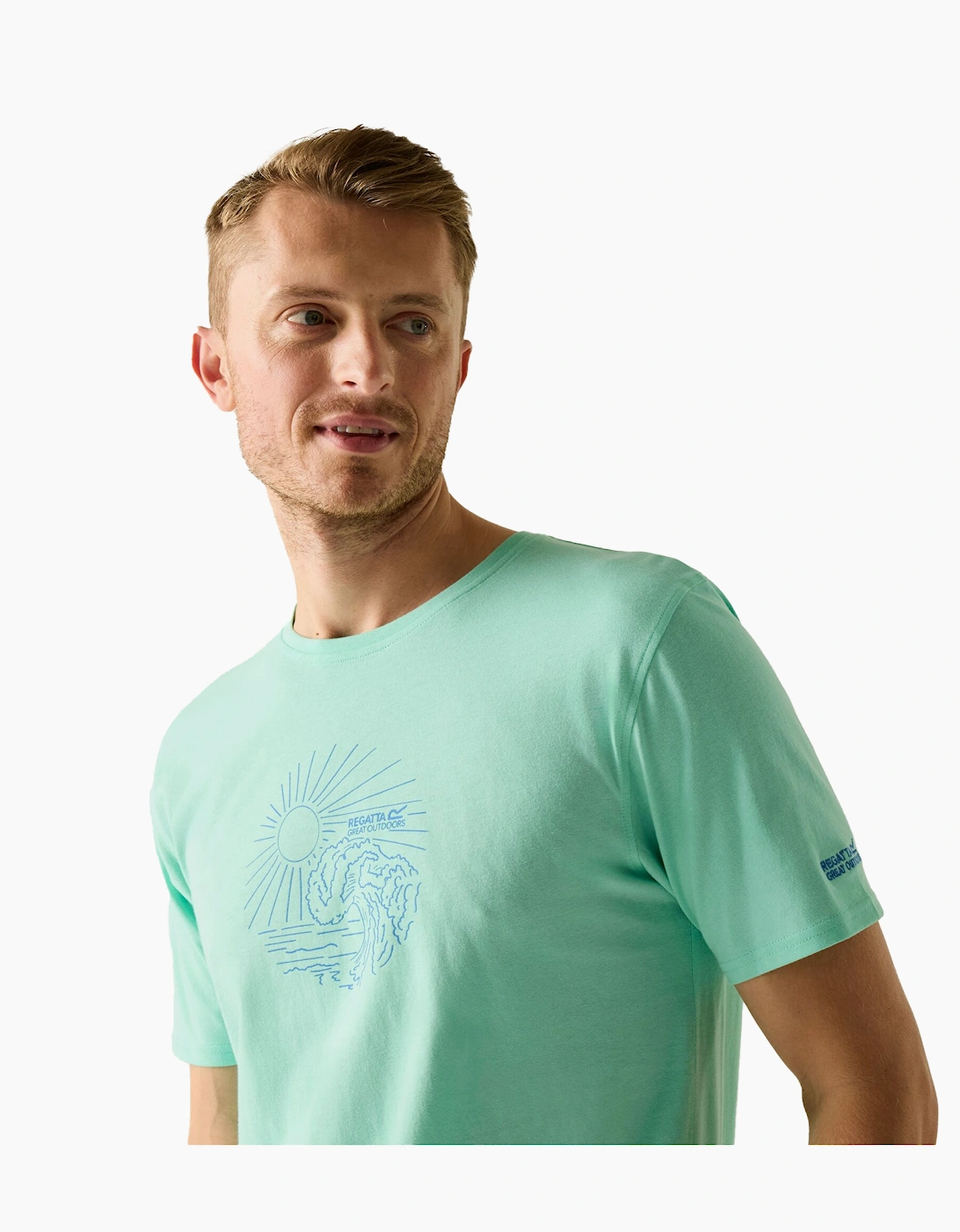 Mens Cline IX Sea Wave T-Shirt
