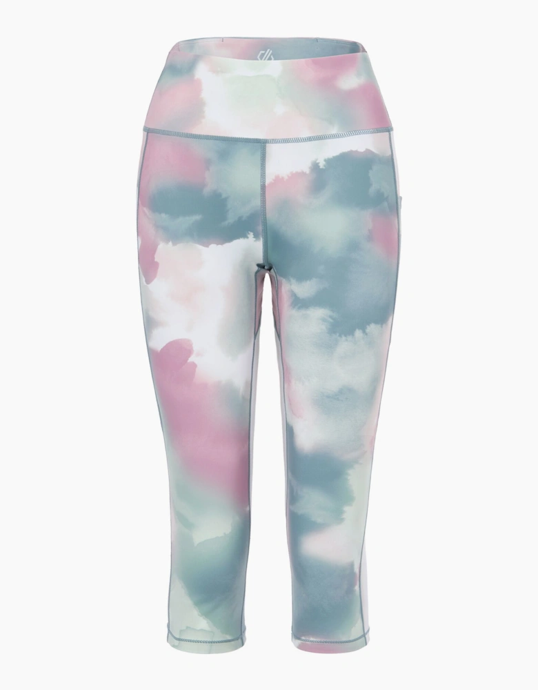 Womens/Ladies Influential II Marble 3/4 Leggings