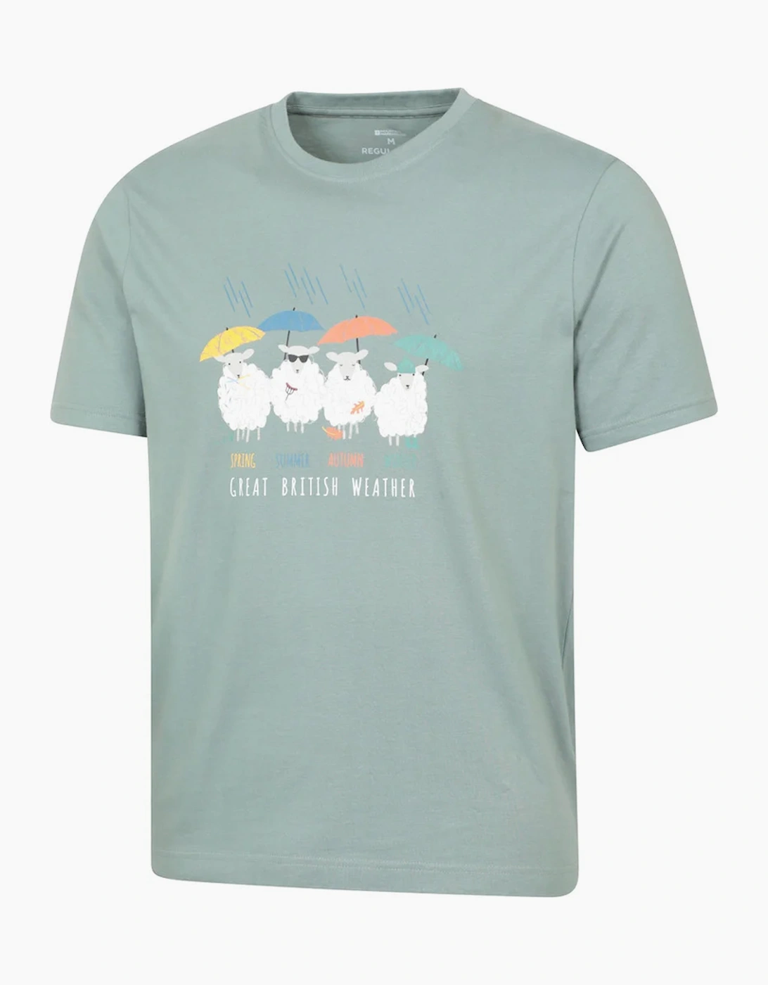 Unisex Adult Great British Weather Graphic T-Shirt