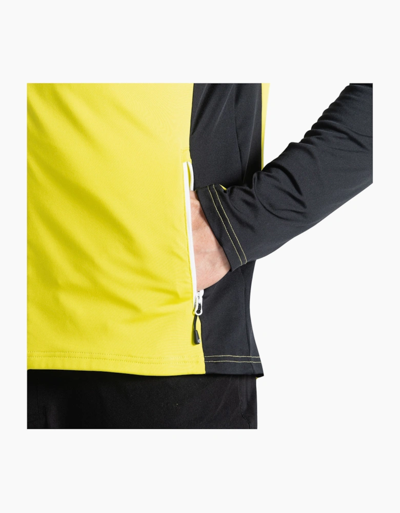 Mens Touring Hooded Stretch Full Zip Jacket