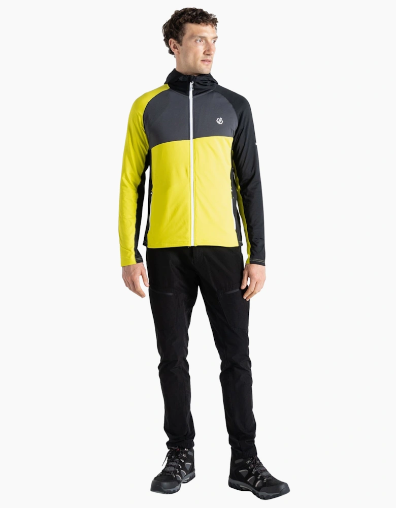 Mens Touring Hooded Stretch Full Zip Jacket