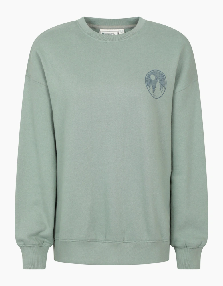 Womens/Ladies Text Relaxed Fit Jumper