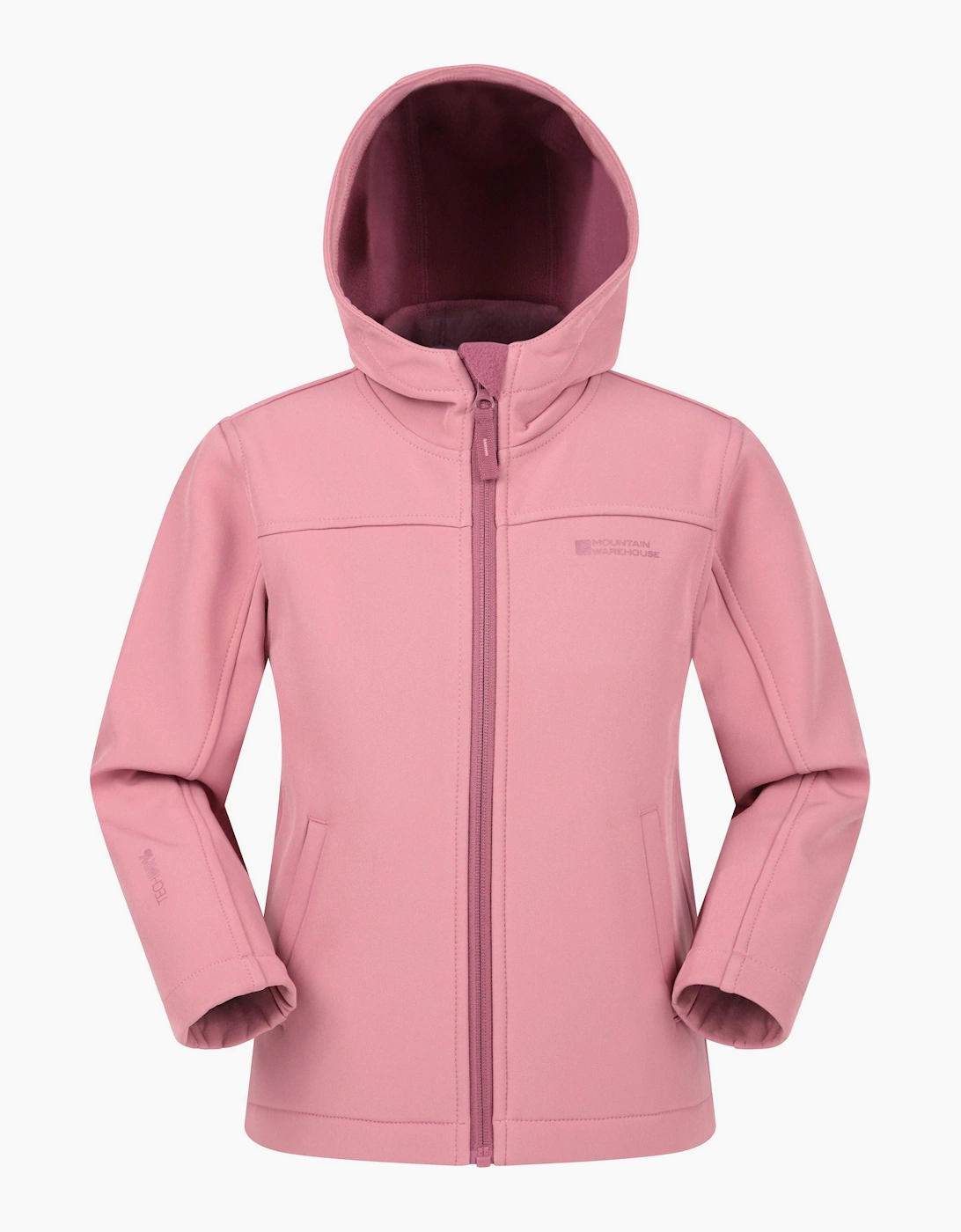 Mountain Warehouse Mountain Warehouse Childrens/Kids Water Resistant Soft Shell Jacket - Pink
