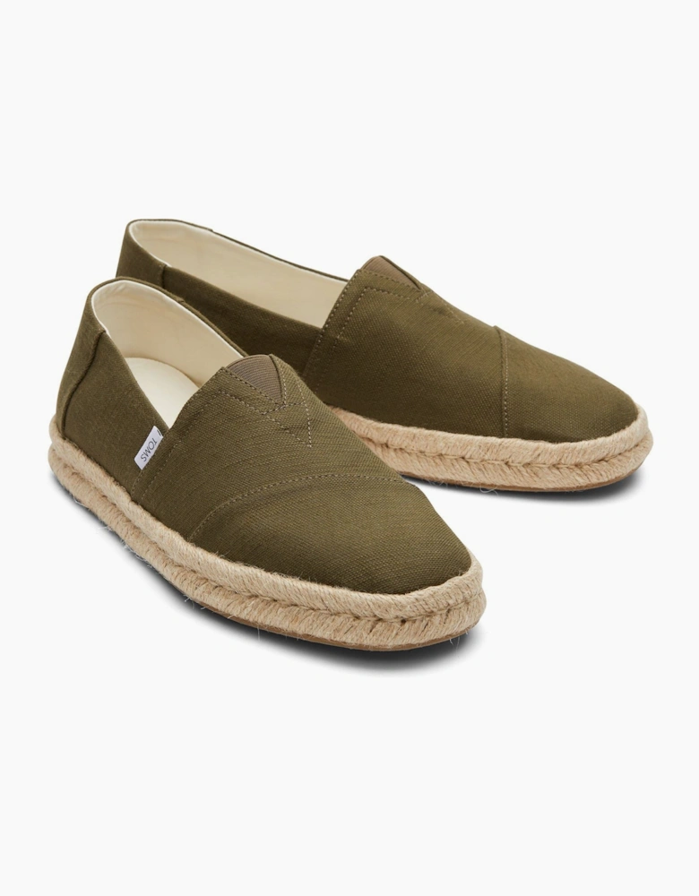 Alpargata Rope 2.0 Cotton Women's Olive Trainers