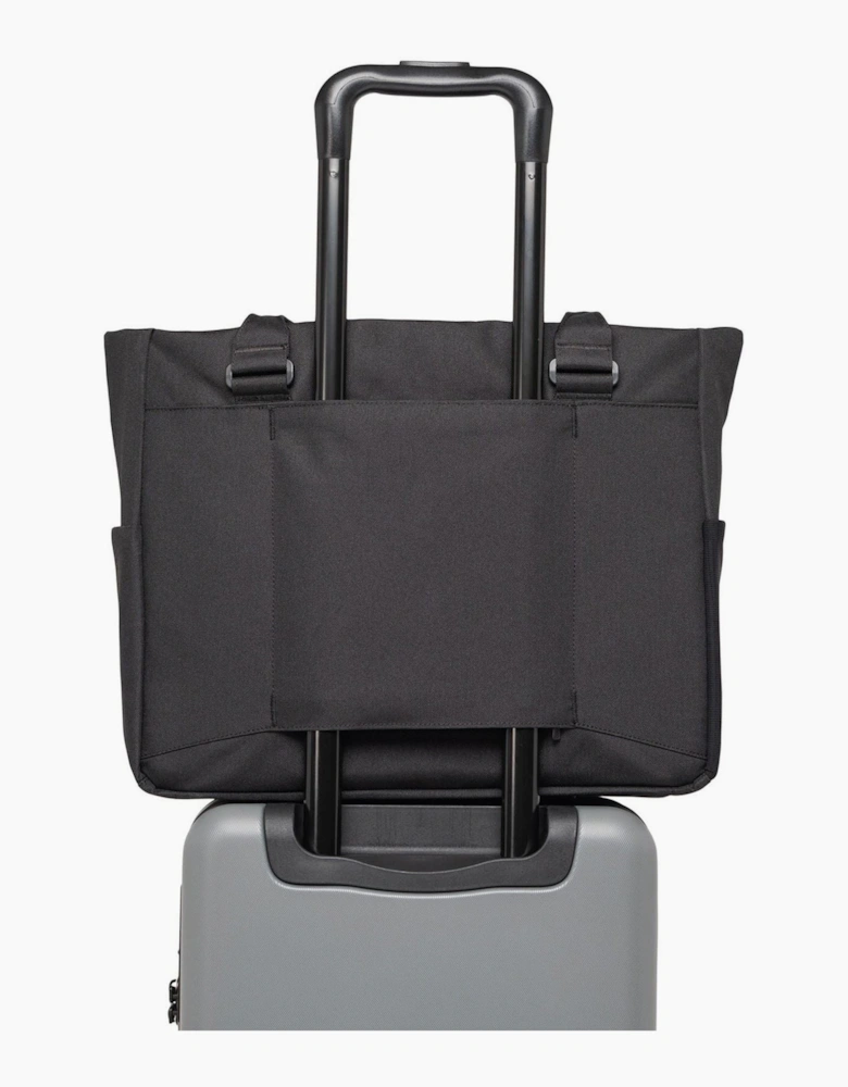 Bags Kaslo Tote Tech Polyester Unisex Adults Black Tote Bag - One Size