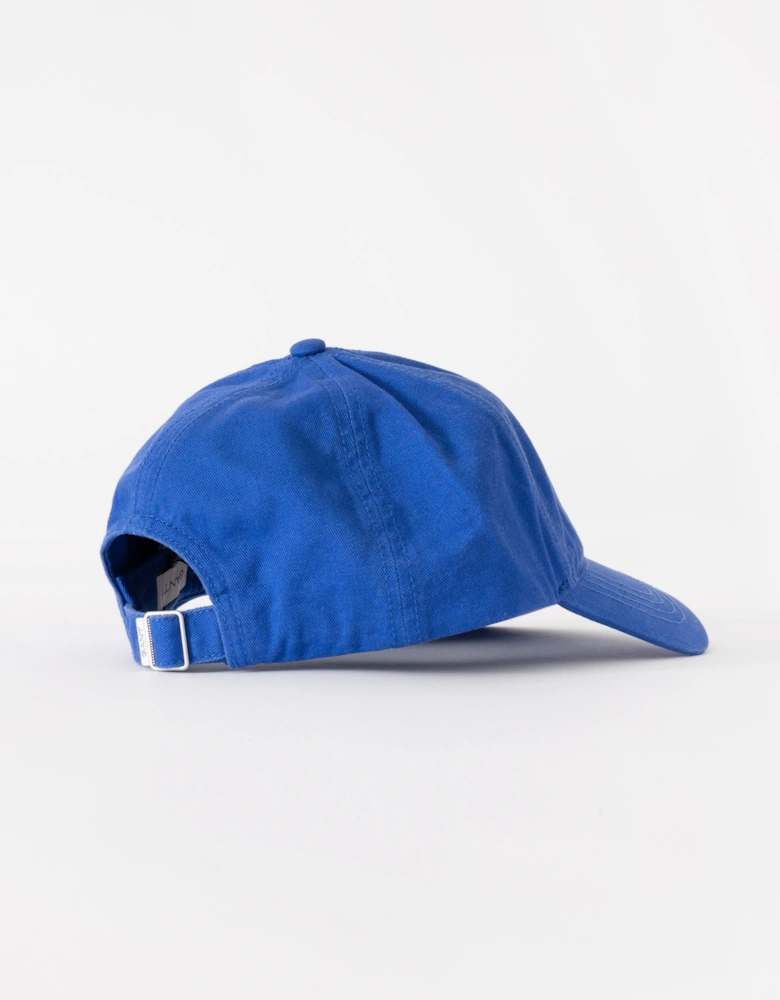 Mens Shield Logo Cotton Twill Cap - 417 Royal Blue