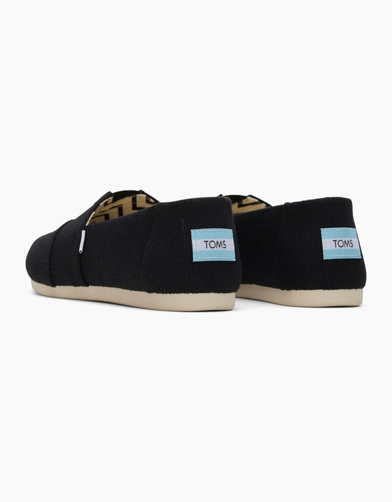 Alpargata Cotton Women's Black Trainers