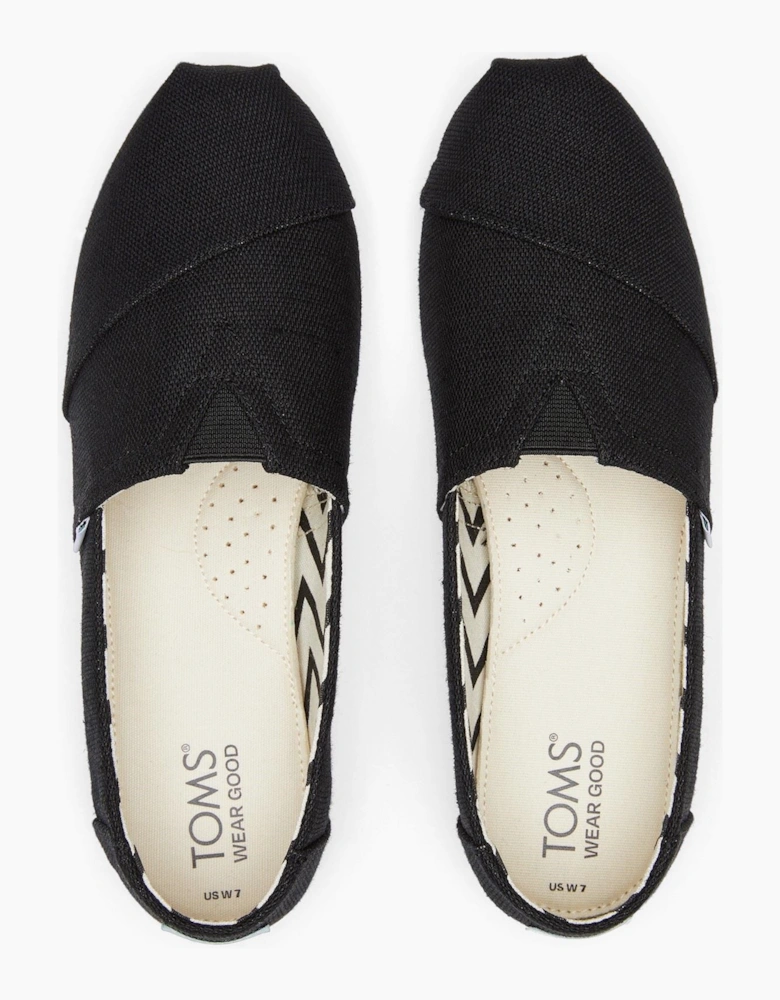 Alpargata Cotton Women's Black Trainers