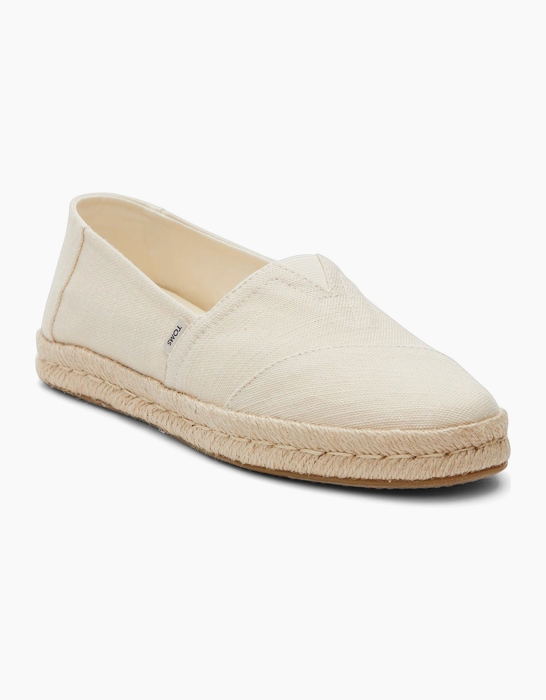 Women's TOMS Alpargata Rope 2.0 Cotton Women's Natural Shoes - Cream - Size: 8