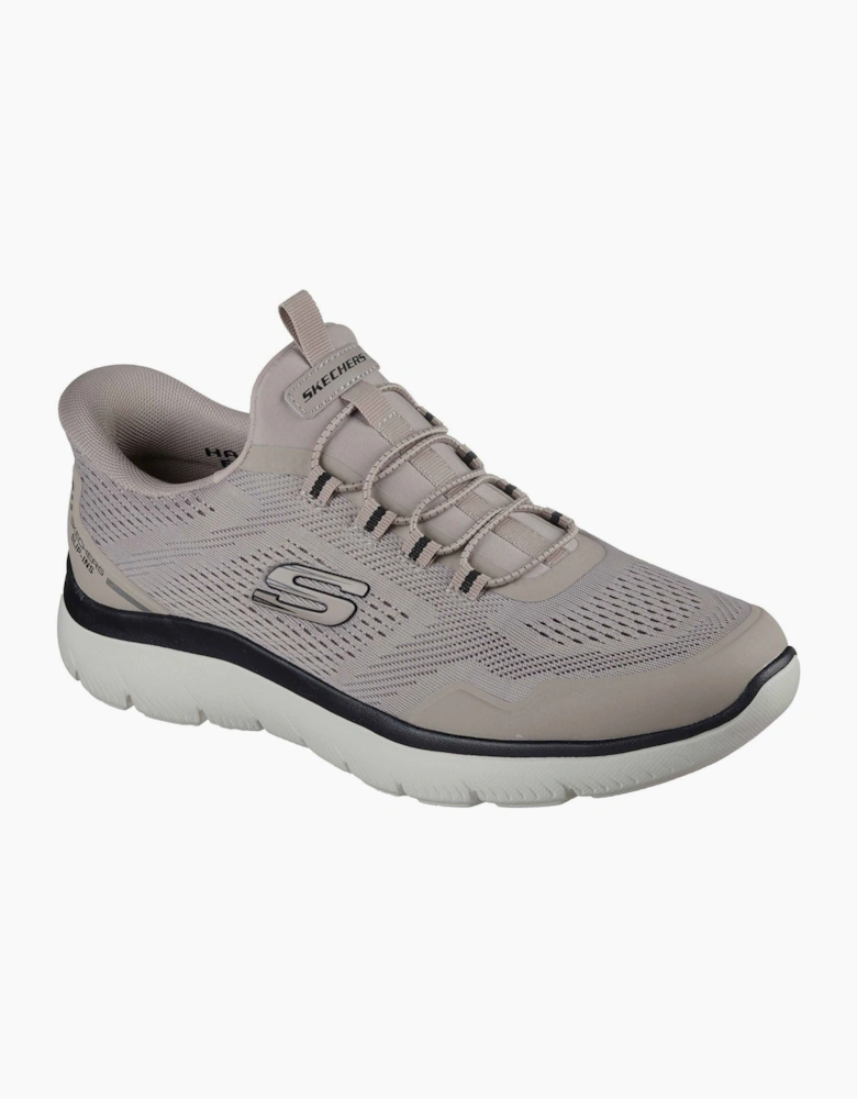 Summits Top Rate Textile Men's Taupe/Black Standard Trainers