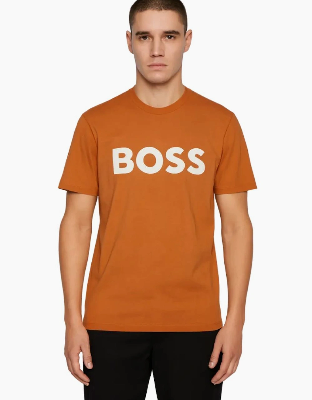 Men's Orange Logo T-Shirt