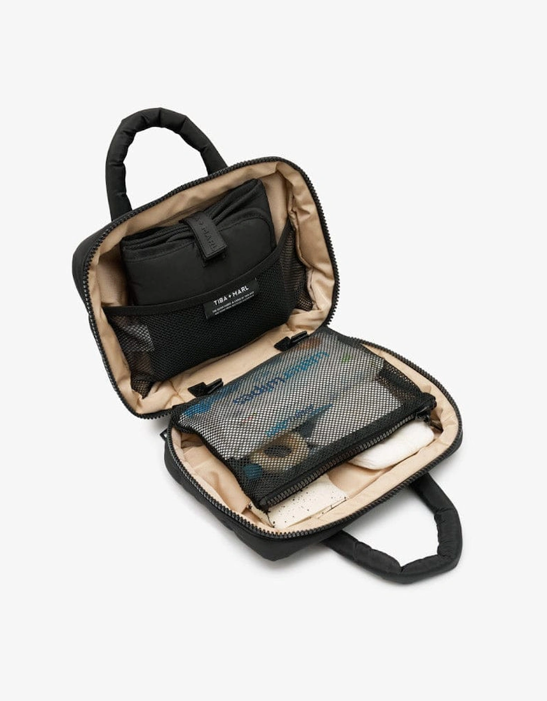 T+M Puffy Micro Changing Grab Bag Black