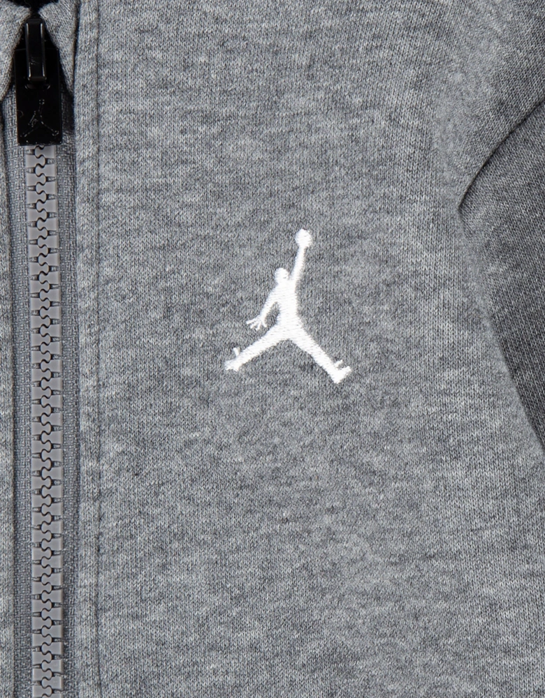Jordan Boys MJ Brooklyn Fleece FZ Tracksuit in Grey