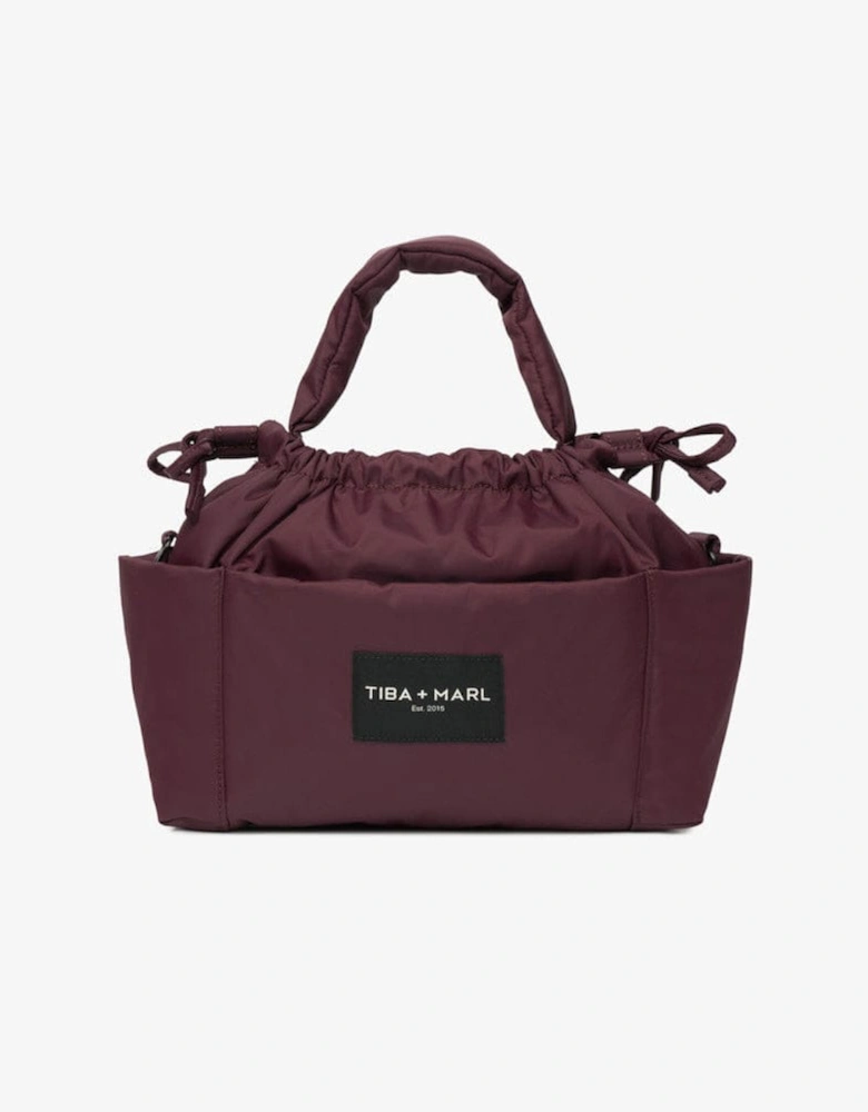 Mini Luna Drawstring Stroller Bag Burgundy