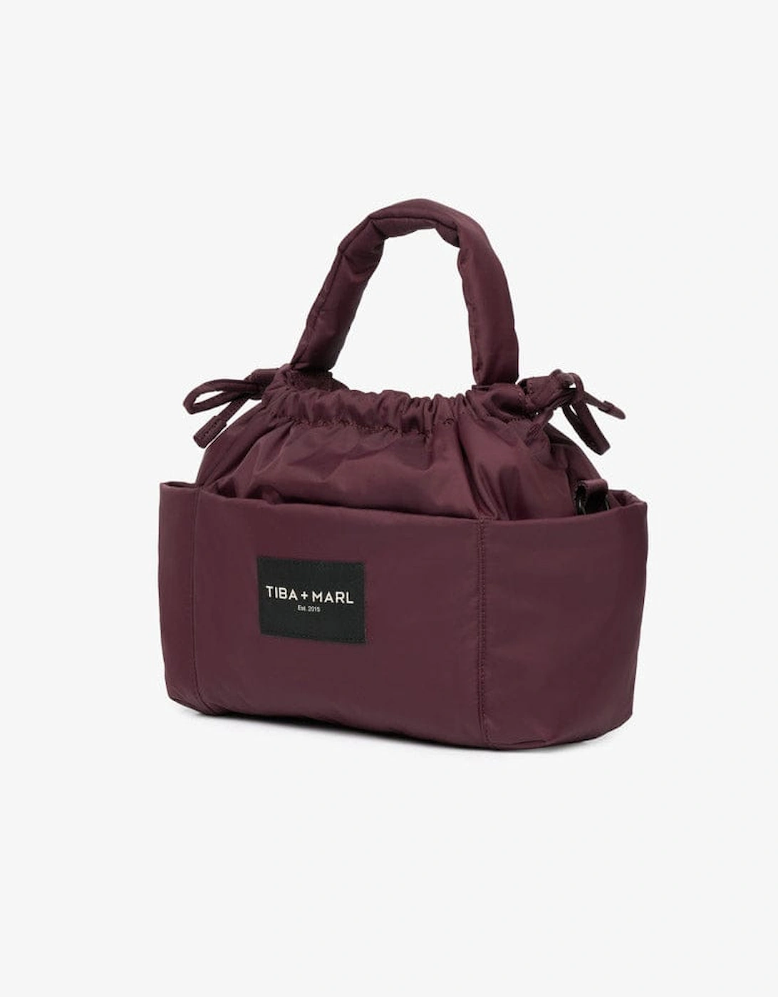 Mini Luna Drawstring Stroller Bag Burgundy