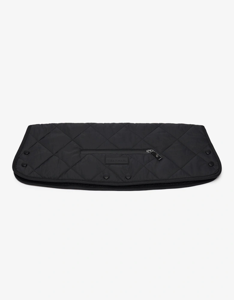 Universal Buggy Handmuff Black Quilted