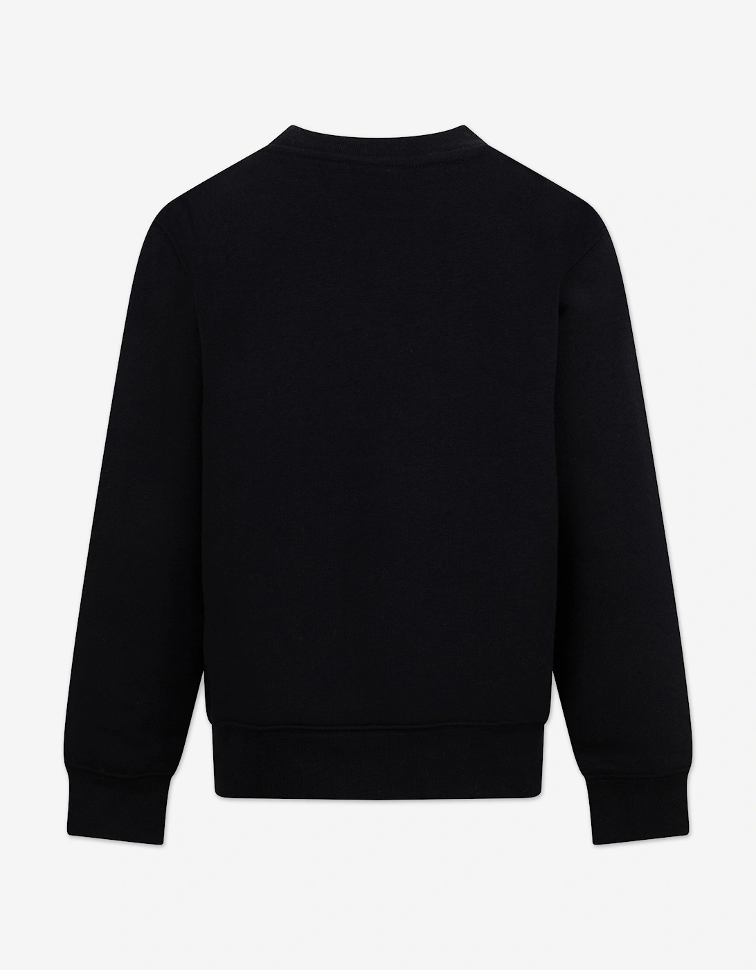 Jordan Boys Brooklyn Fleece Essential Crew Sweatshirt in Black