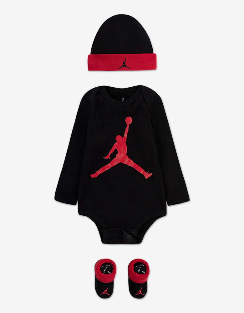 Jordan Baby Boys Jumpman Bodysuit Set in Black