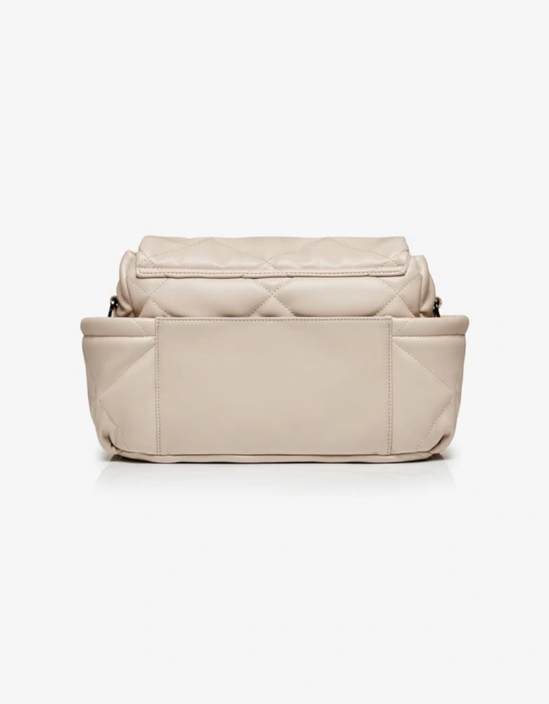 Nova Eco Compact Changing Bag Oyster Quilted Faux Leather