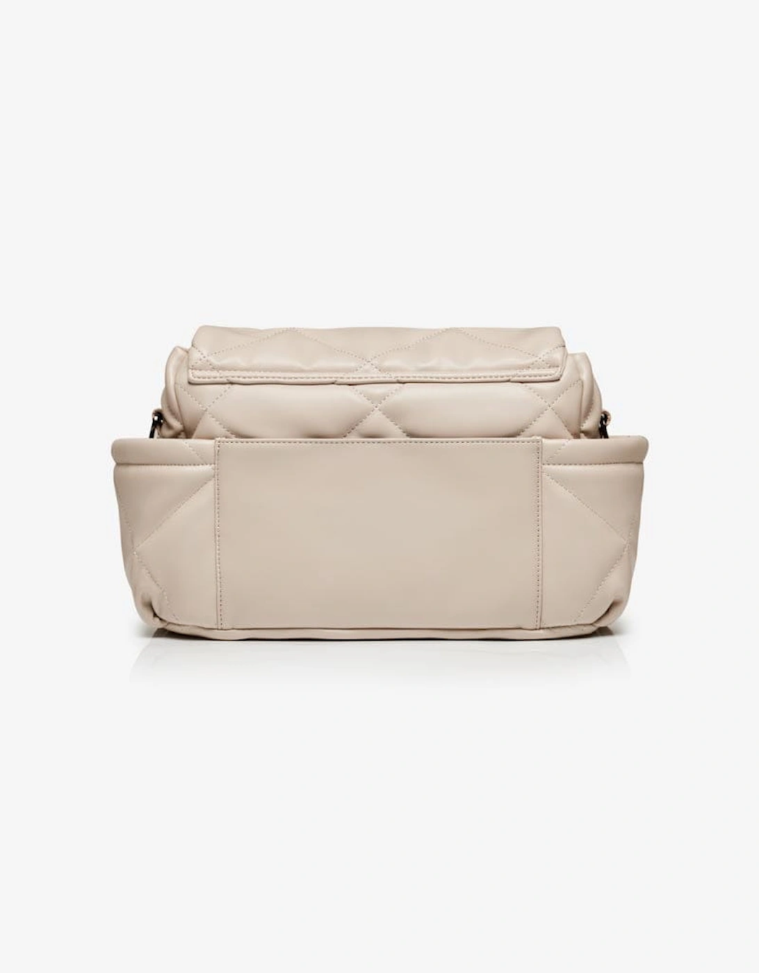 Nova Eco Compact Changing Bag Oyster Quilted Faux Leather