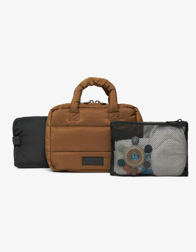 T+M Puffy Micro Changing Grab Bag Coffee