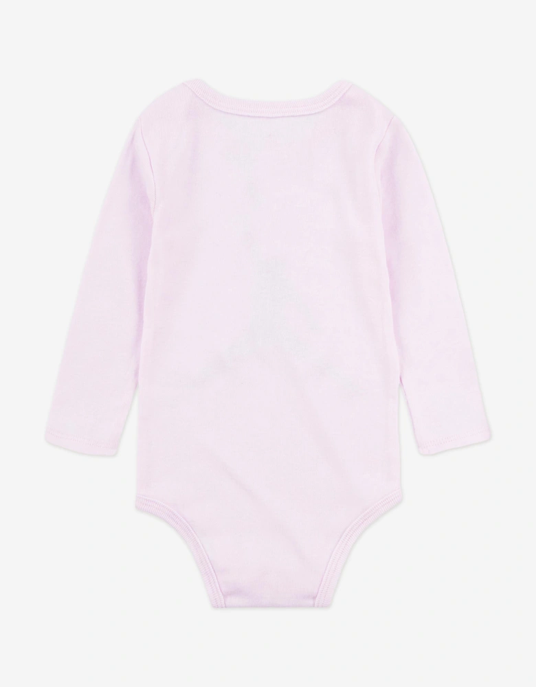Jordan Baby Girls Jumpman Bodysuit Set in Pink