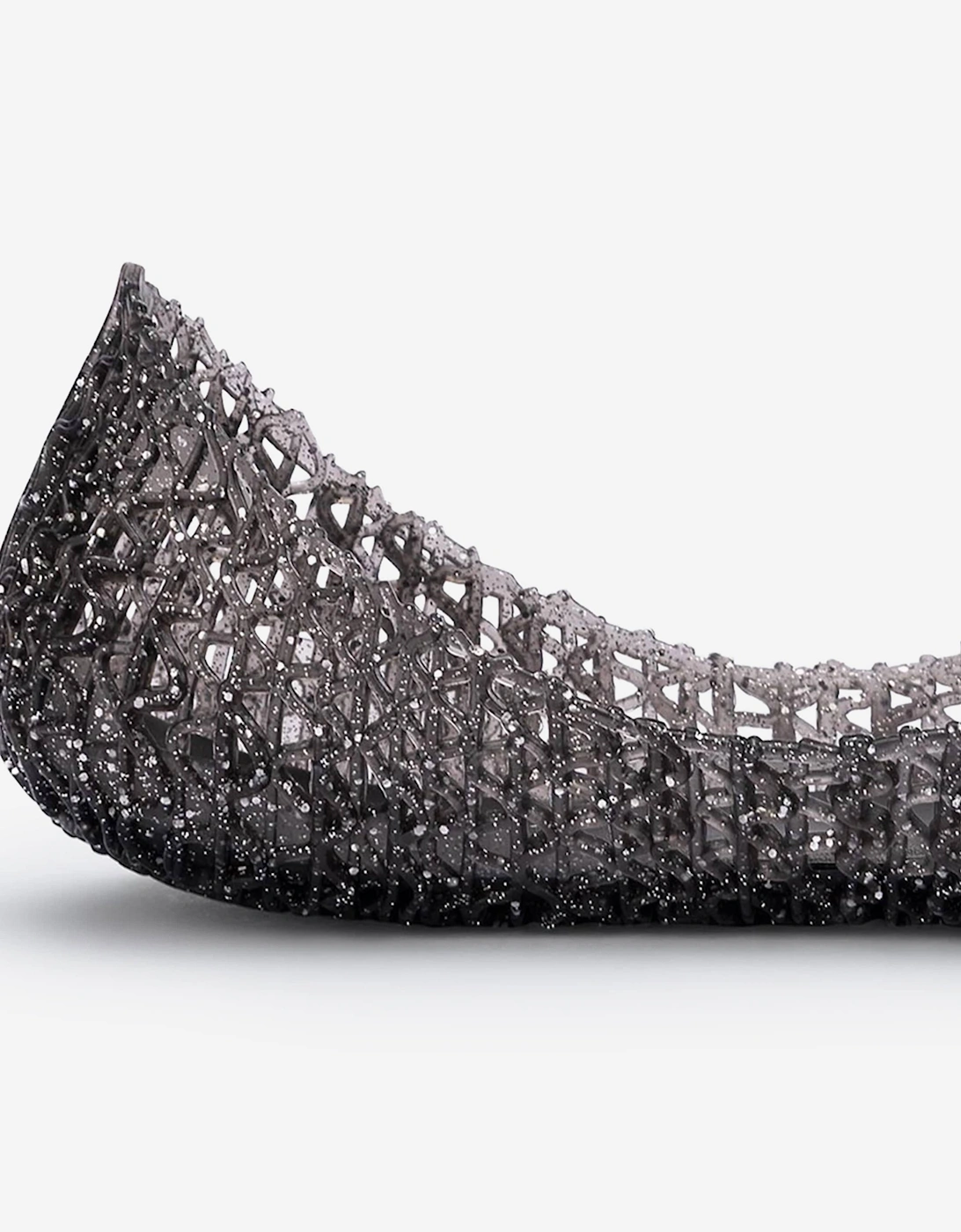 Girls Glitter Ballerinas in Black