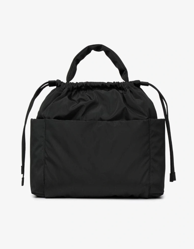 Luna Drawstring Changing Tote Black