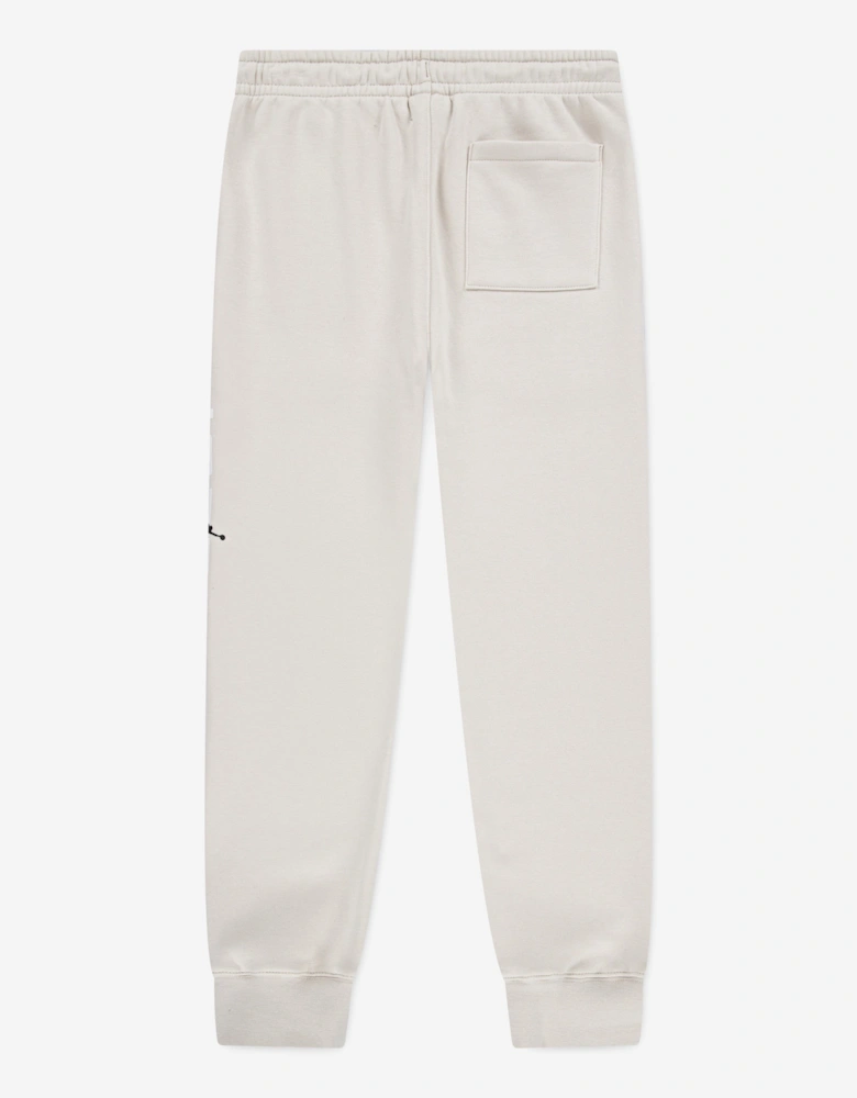 Jordan Boys MJ Stretch HBR Fleece Joggers in Beige