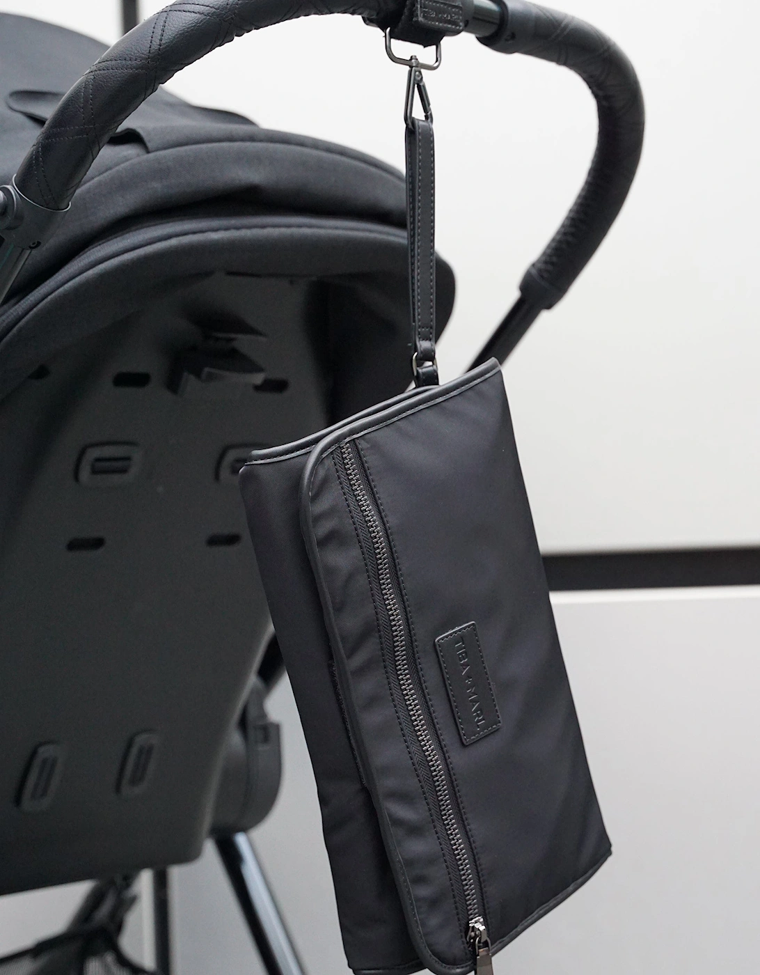 Etta Changing Clutch Black Woven