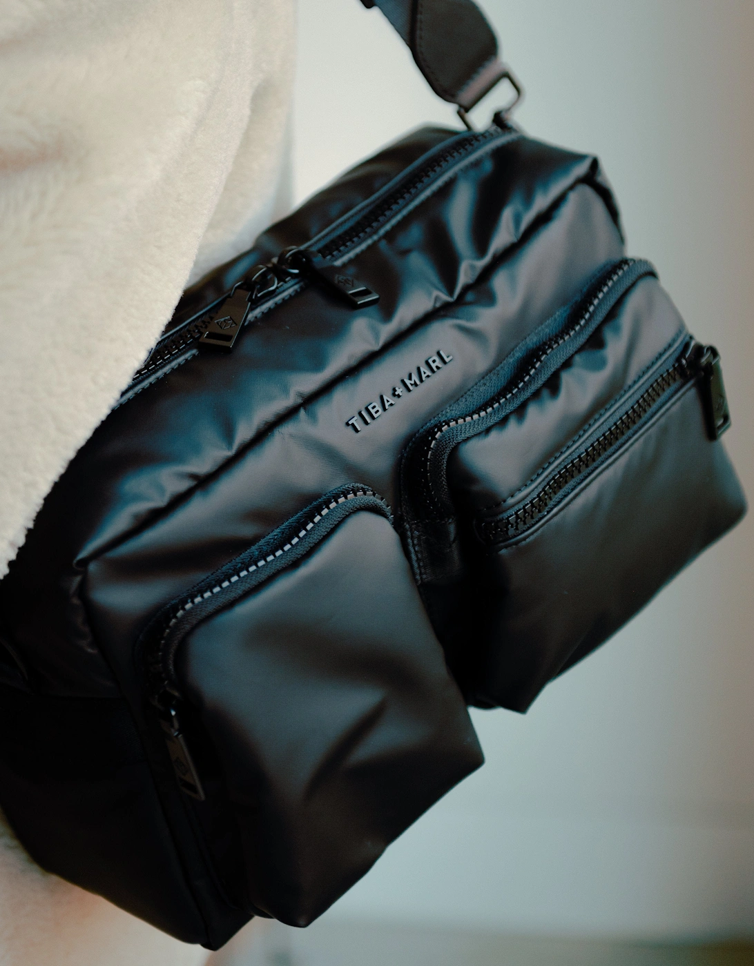 Axel Buggy Organiser / Changing Bag Matte Black