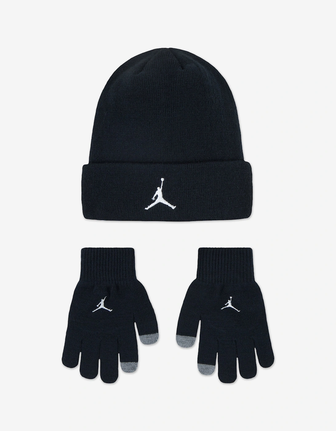 Jordan Kids Essentials Beanie Set in Black, 6 of 5