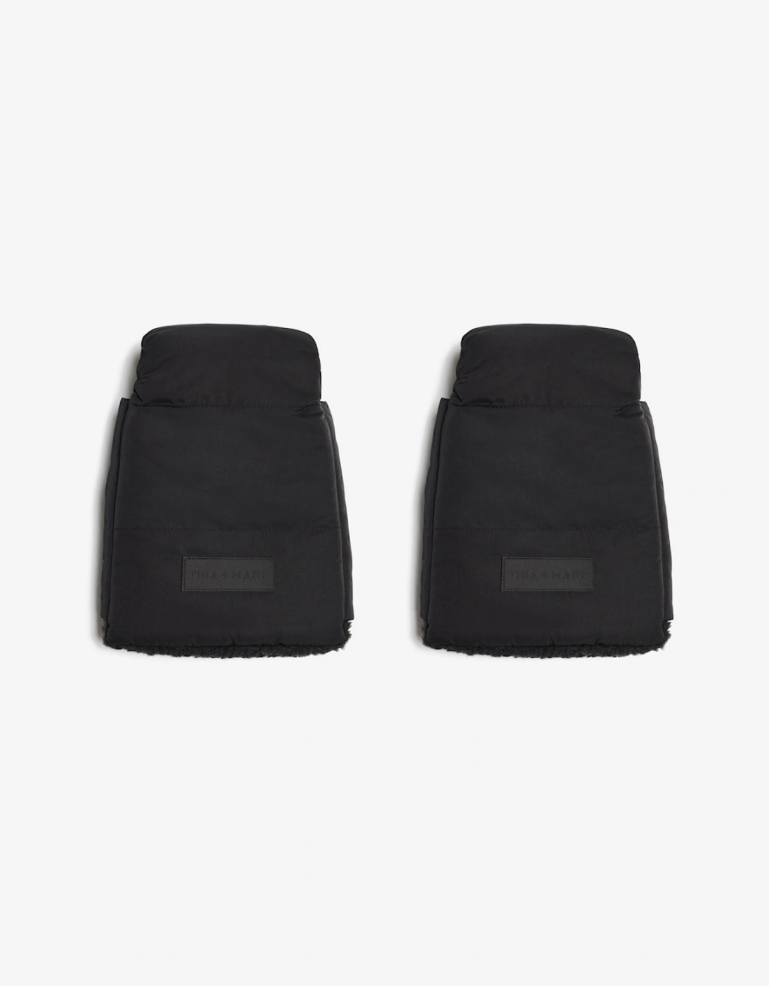 Universal Buggy Handmitts Black Quilted, 4 of 3